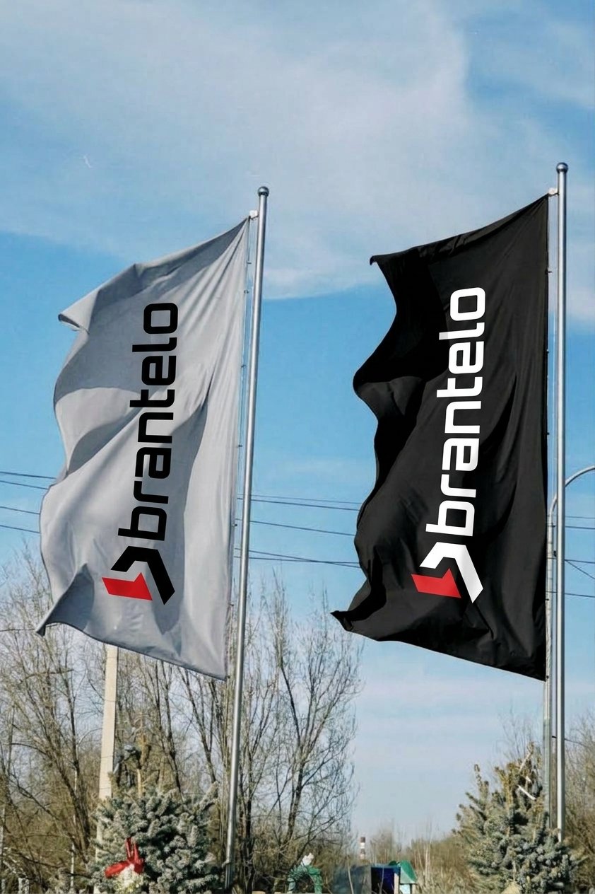 Brantelo branded flags